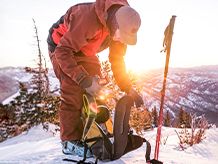 Ski touring reikmenys