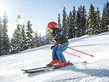 Slidinėjimo lazdos vaikams