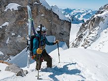 Ski touring lazdos
