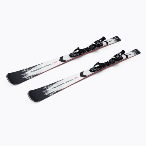 Elan Porsche Design Elan Ace + EMX 12 kalnų slidės juodai baltos AAJHNV21