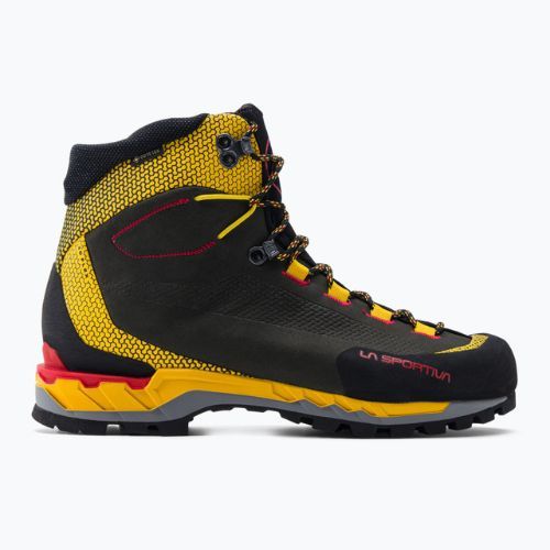 La Sportiva vyriški aukštakulniai batai Trango Tech Leather GTX black/yellow 21S999100