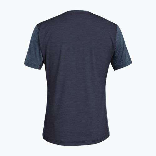 Vyriški trekingo marškinėliai Salewa Puez Hybrid 2 Dry premium navy melange 00-0000027397