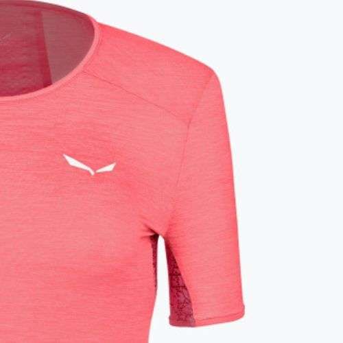 Salewa Puez Graphic 2 Dry moteriški trekingo marškinėliai rožinės spalvos 00-0000027400