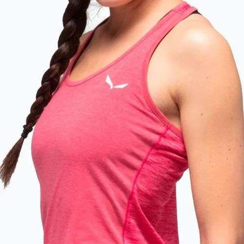 Salewa moteriški trekingo marškinėliai Agner Hybrid Dry Tank pink 00-0000027705