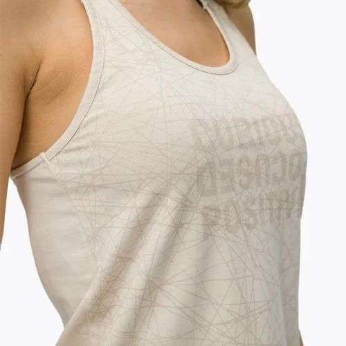 Salewa Lavaredo Hemp Print moteriški trekingo marškinėliai beige 00-0000028023