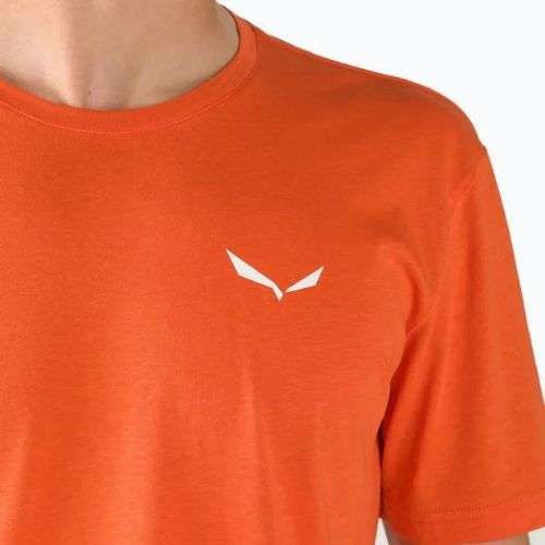 Vyriški Salewa Alpine Hemp Logo trekingo marškinėliai oranžiniai 00-0000028132