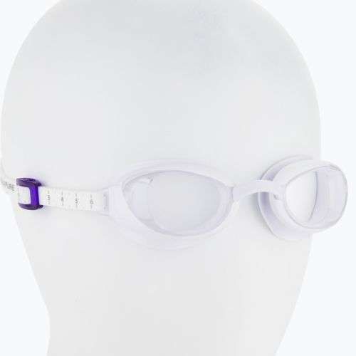 Speedo Aquapure moteriški plaukimo akiniai balti/violetiniai/skaidrūs 68-090047237
