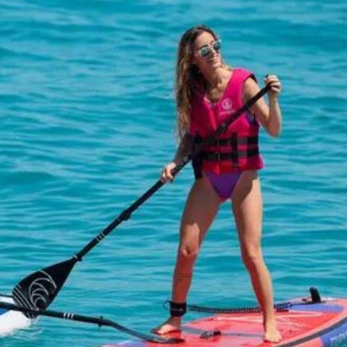 Vaikiška visą veidą dengianti kaukė nardymui AQUASTIC SMK-01N mėlyna