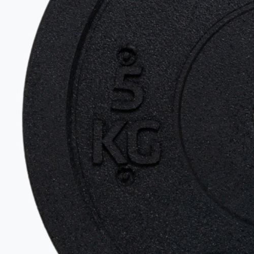 XTREXO olimpiniai svarmenys su buferiu juodi TRX-BMP005 5 kg