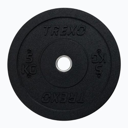 XTREXO olimpiniai svarmenys su buferiu juodi TRX-BMP005 5 kg
