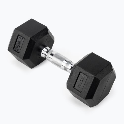 TREXO Hex HXD75 gumuoti hanteliai 7,5 kg