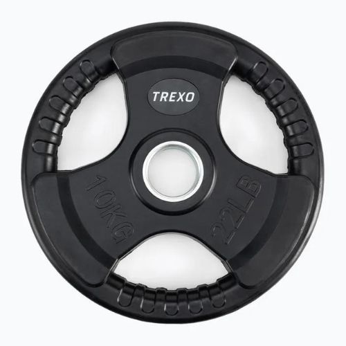 XTREXO juodos spalvos gumuoto ketaus svoris RW10 10 kg