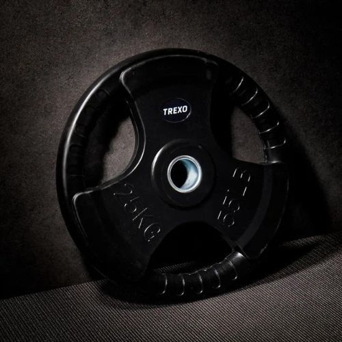 XTREXO juodos spalvos gumuoto ketaus svoris RW25 25 kg