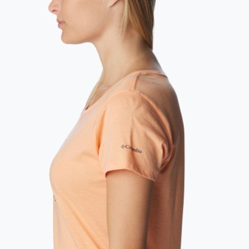 Moteriški trekingo marškinėliai Columbia Daisy Days Graphic orange 1934592829