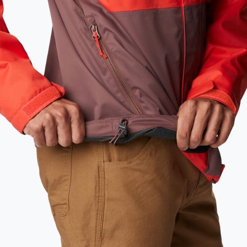 Columbia vyriška striukė nuo lietaus Hikebound raudona 1988621839