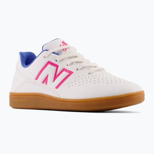 Vaikiški futbolo bateliai New Balance Audazo V6 Control IN Jr balti SJA3IWB6.M.045