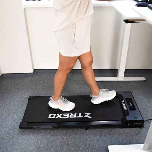 Elektrinis bėgimo takelis TREXO Walking Pad W100 juodas
