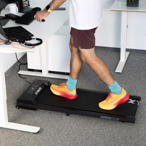 Elektrinis bėgimo takelis XTREXO Walking Pad W100 juodas