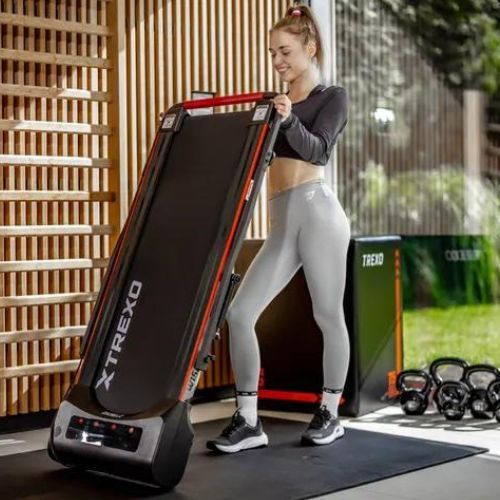 Elektrinis bėgimo takelis TREXO Walking Pad W150 juodas