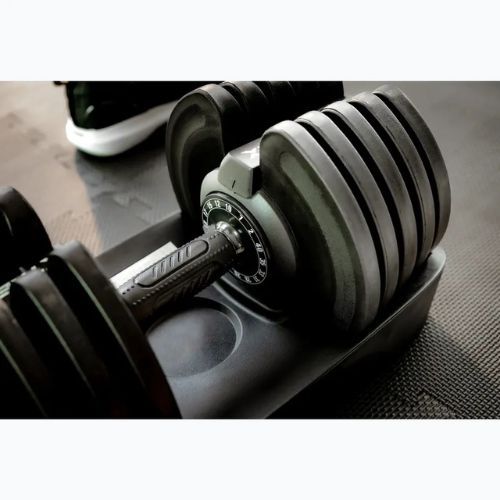 Reguliuojamas hantelis TREXO TXO-B4W001 40 kg juodas