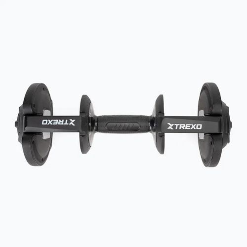 Reguliuojamas hantelis TREXO TXO-B4W003 18 kg juodas
