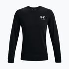 Under Armour vyriški treniruočių džemperiai Rival Terry LC Crew, juodi 1370404