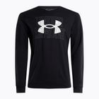 Under Armour vyriški treniruočių marškinėliai Rival Terry Logo Crew black 1370391