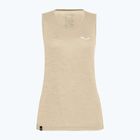 Moteriški trekingo marškinėliai Salewa Puez Graphic Dry Tank beige 00-0000027482