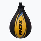 Bokso perlas RDX Speed Ball Leather Multi juoda ir geltona 2SBL-S2YU