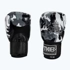 Top King Muay Thai Empower pilkos bokso pirštinės TKBGEM-03A-GY
