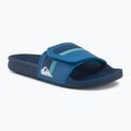 Quiksilver Rivi Slide Adjust blue/blue/green vyriškos šlepetės
