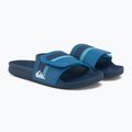 Quiksilver Rivi Slide Adjust blue/blue/green vyriškos šlepetės 4