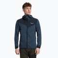 Salewa Agner Hybrid PL/DST FZ Hoody vyriškas vilnonis džemperis tamsiai mėlynas 00-0000027371