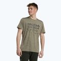Salewa vyriški trekingo marškinėliai Puez Hybrid 2 Dry brown 00-0000027397