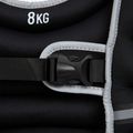 XTREXO 8 kg svorio treniruočių liemenė juoda WV-08 5