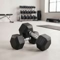 XTREXO Hex HXD200 20 kg gumuoti hanteliai 3
