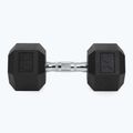 XTREXO Hex HXD150 gumuotas 15 kg hantelis 7
