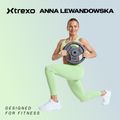 XTREXO juodas gumuotas ketus svoris RW5 5 kg 2