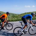 Vyriški dviračių marškinėliai Alé Maglia MC Color Block italia blue 10
