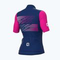 Moteriški dviračių marškinėliai Alé Maglia Donna MC Logo fucsia 7
