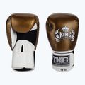 Top King Muay Thai Empower baltos bokso pirštinės TKBGEM-02A-WH