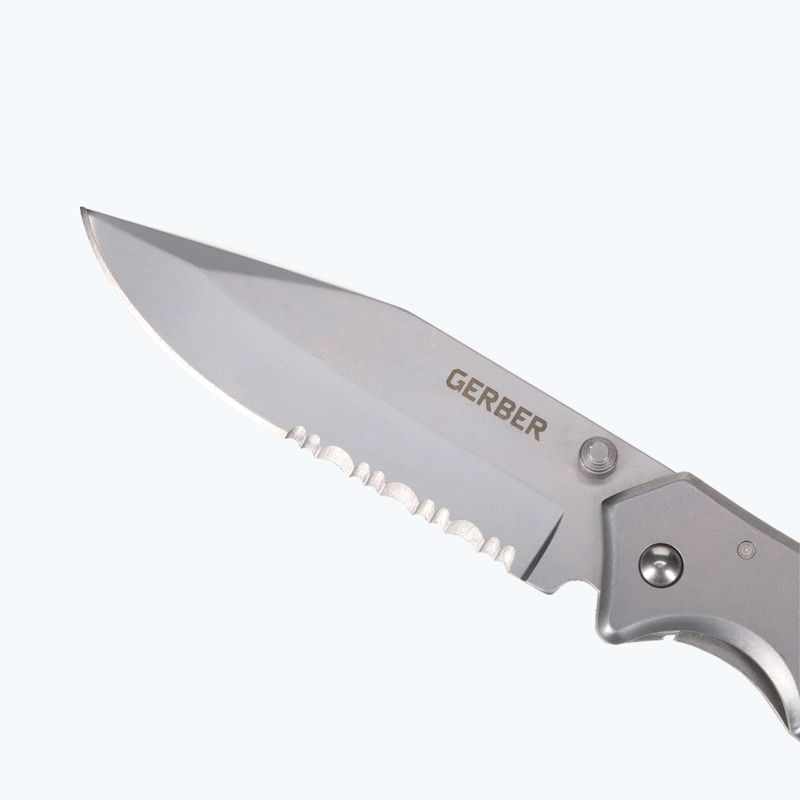 Gerber Paraframe II Folder dantytas sidabrinis turistinis peilis 31-003619 3