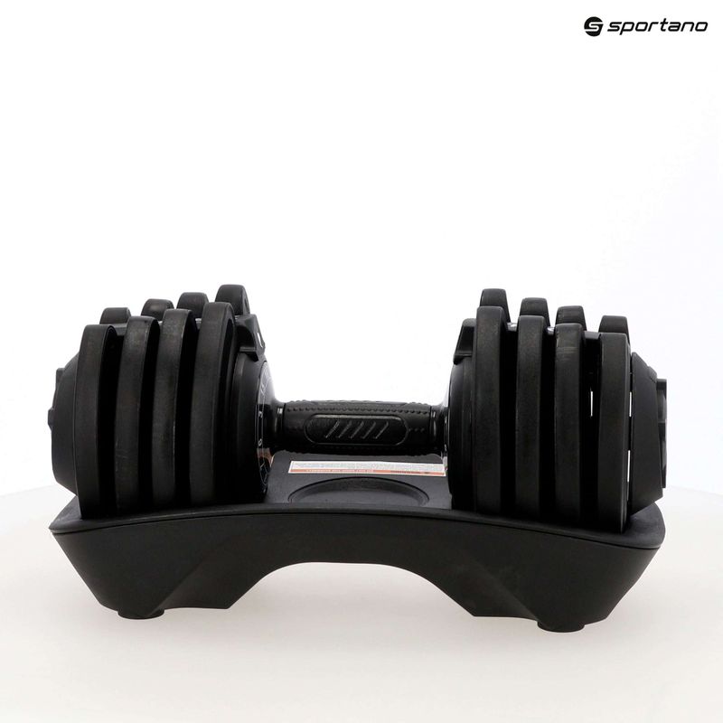 Reguliuojamas hantelis XTREXO TXO-B4W003 18 kg juodas 14