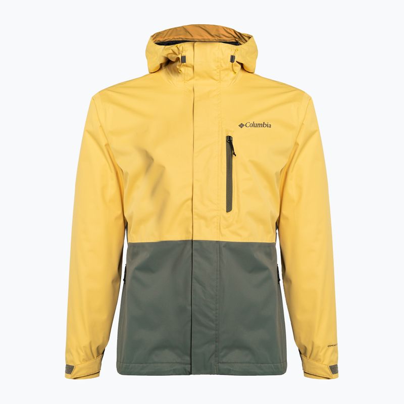 Columbia vyriška striukė nuo lietaus Hikebound yellow-green 1988621 6