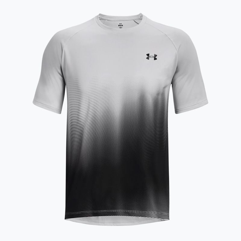 Under Armour Tech Fade vyriški treniruočių marškinėliai juodai pilki 1377053 5