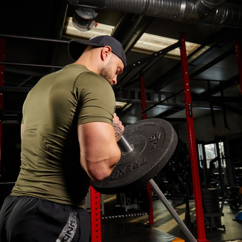 XTREXO olimpiniai svarmenys su buferiu juodi TRX-BMP005 5 kg 8