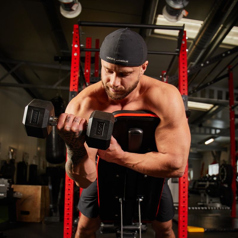 XTREXO Hex HXD75 gumuoti hanteliai 7,5 kg 8