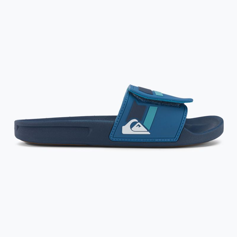 Quiksilver Rivi Slide Adjust blue/blue/green vyriškos šlepetės 2