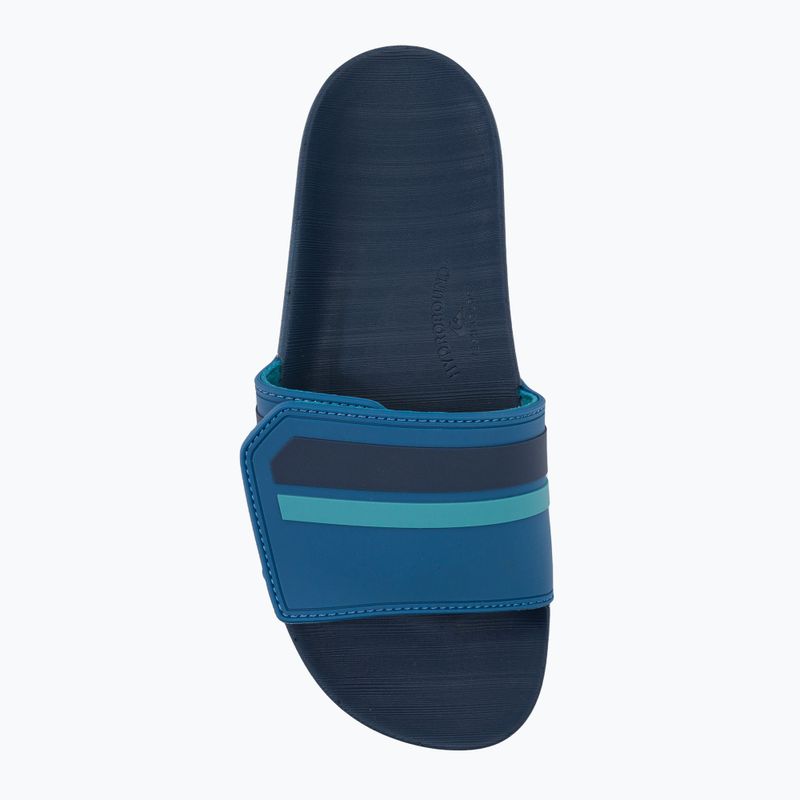Quiksilver Rivi Slide Adjust blue/blue/green vyriškos šlepetės 6