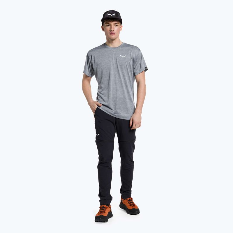 Salewa vyriški trekingo marškinėliai Puez Melange Dry Grey 00-0000026537 2
